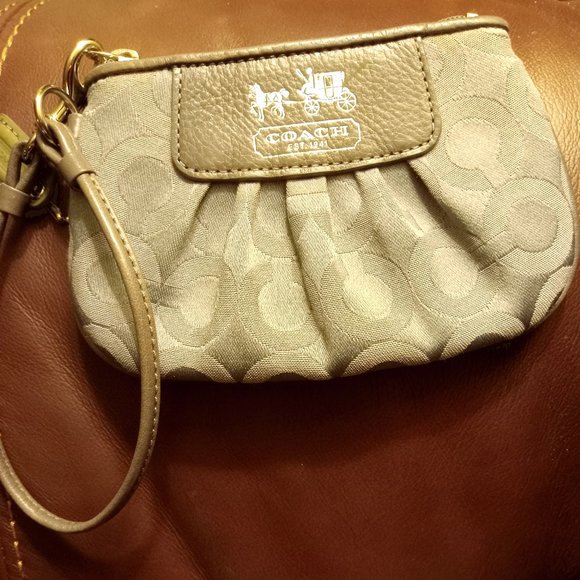 Coach Handbags - Coach Logo Wristlet